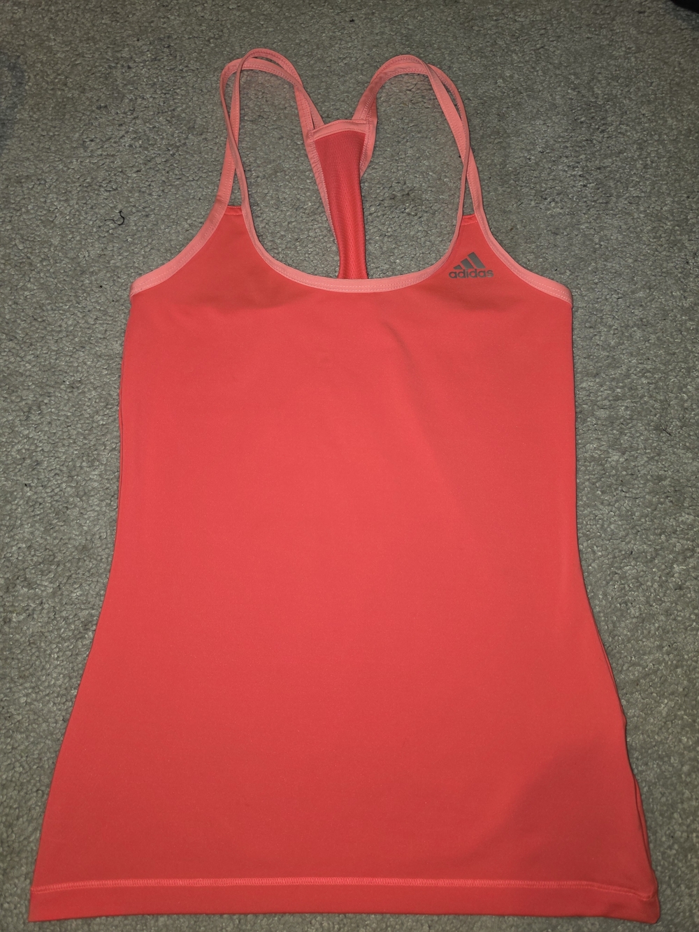 adidas Coral Racerback Performance Tank Top